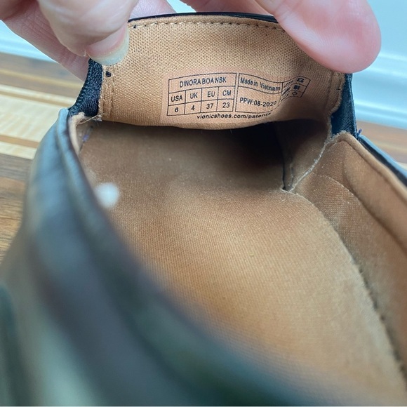 Vionic Womens 6 Dinora Boa Black Leather Platform Loafer‎ Left Shoe Amputee - Picture 8 of 8